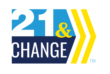 21 and Change Logo