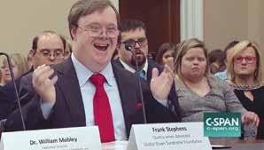 Frank Stephens delivering his testimony, which has been viewed more than 160 million times